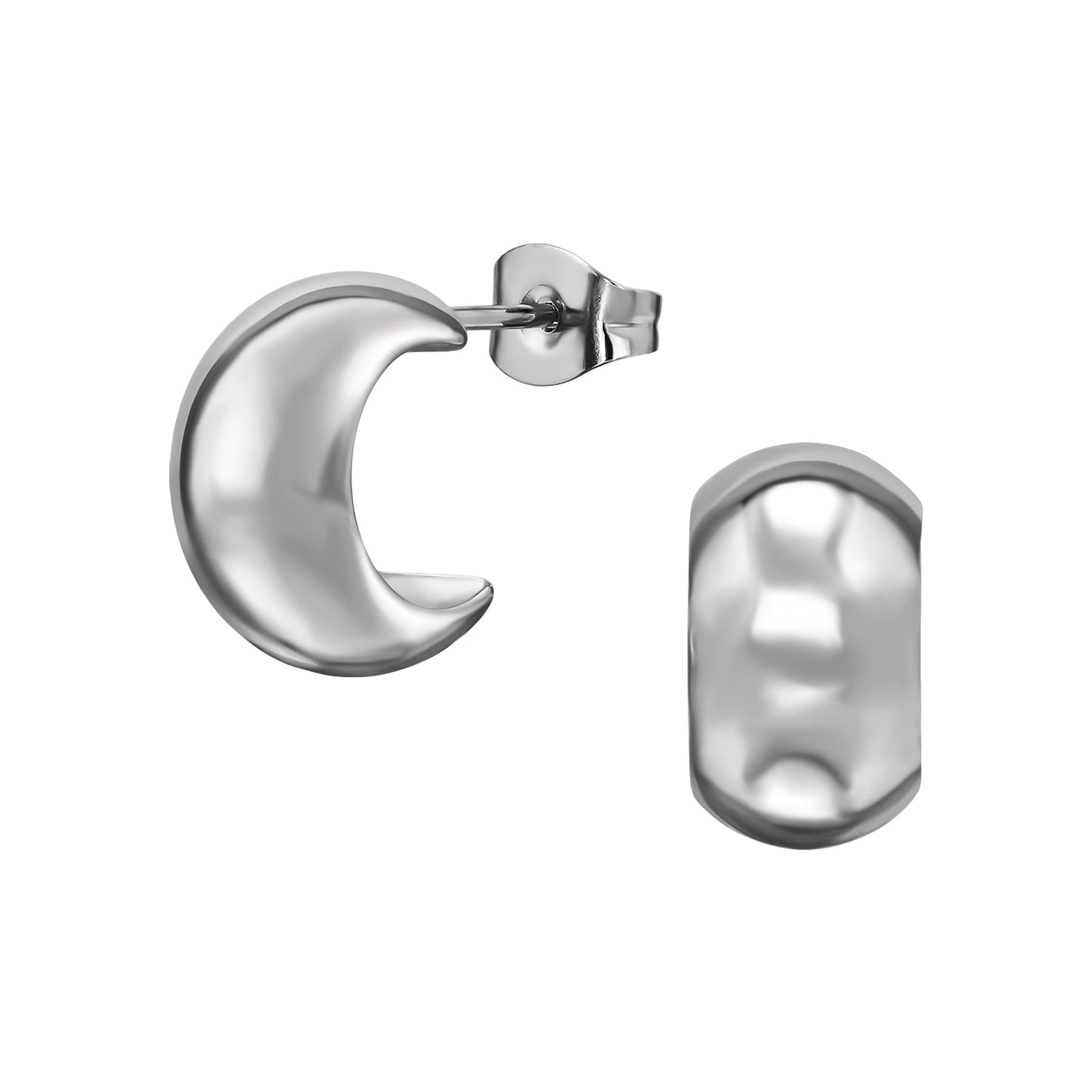 brede hoops 18k solvfarvet